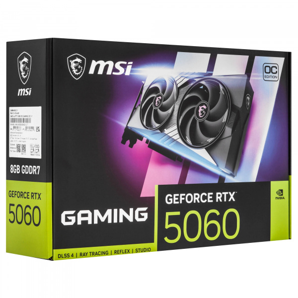 Видеокарта RTX5060 8Gb MSI GAMING OC V1