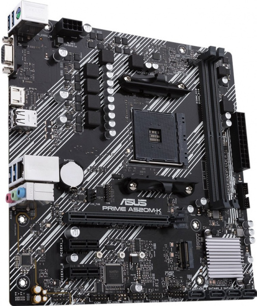 Материнская плата AM4 ASUS PRIME A520M-K