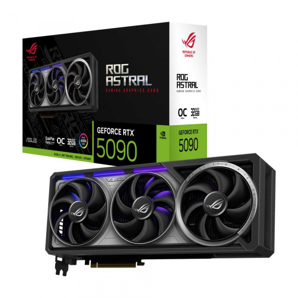 Видеокарта RTX5090 ASUS ROG Astral OC Edition ROG-ASTRAL-RTX5090-O32G-GAMING BS