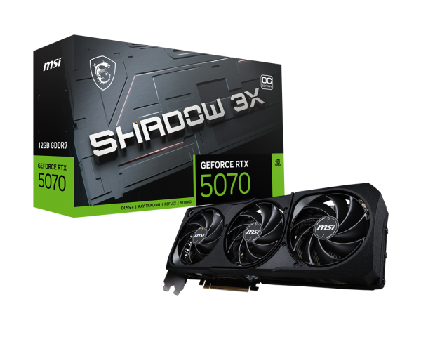 Видеокарта RTX5070 12Gb MSI SHADOW 3X OC НК