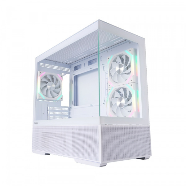 Корпус 1STPLAYER CV6 ARGB White / CV6-WH-2FAR-W-2FH7R-W-1FH7-W