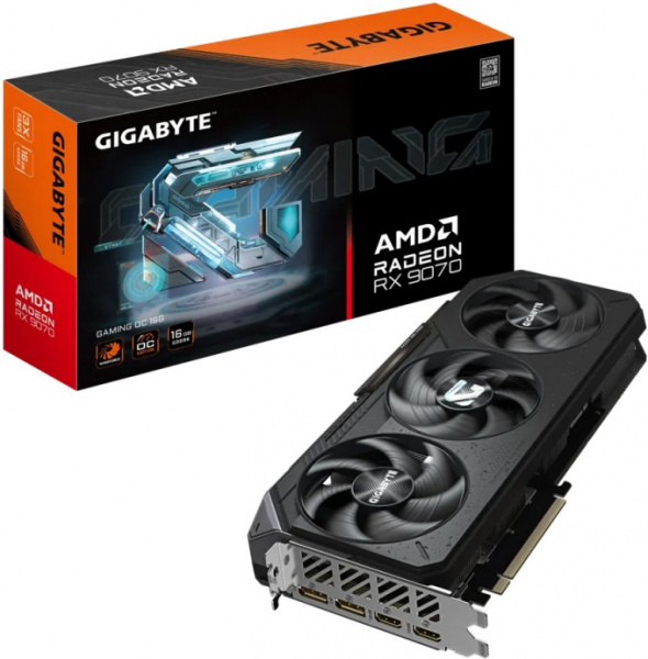 Видеокарта RX9070 16Gb Gigabyte GV-R9070GAMING OC-16GD НК BS