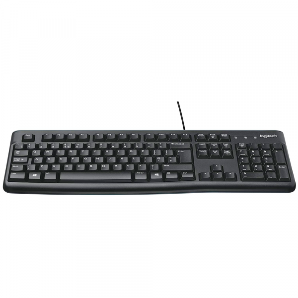 Клавиатура проводная Logitech K120 for business, USB 920-002522 Черный