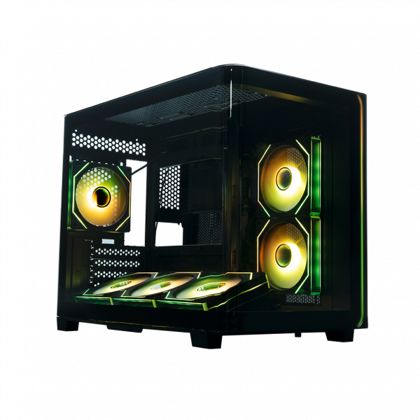 Корпус XASTRA QR600M 6ARGB-C10-UC Black / QR600M-6FM12A-C10-UC-L