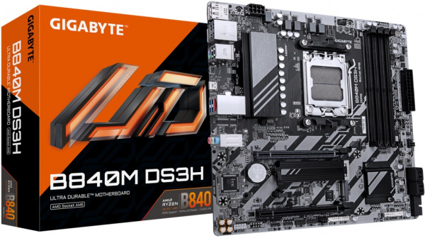 Материнская плата AM5 Gigabyte B840M DS3H