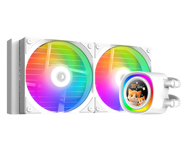 Водяное охлаждение ID-COOLING FX240 LCD WHITE