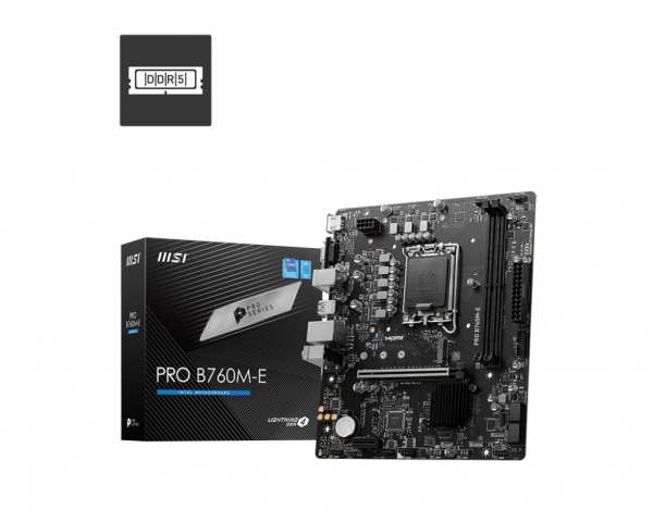 Материнская плата LGA1700 MSI PRO B760M-E DDR5