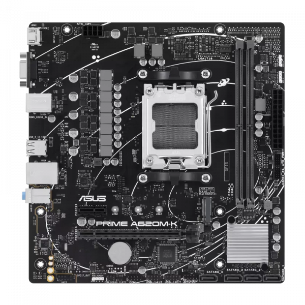 Материнская плата AM5 ASUS PRIME A620M-K