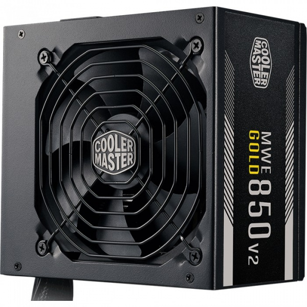 Блок питания Cooler Master MWE Gold 850 V2, 850W, ATX, 120mm, 24pin, 12xSATA MPE-8501-ACAAG-EU