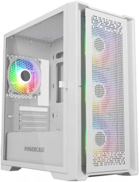 Корпус Powercase ByteFlow Micro White / CAMBFW-A4