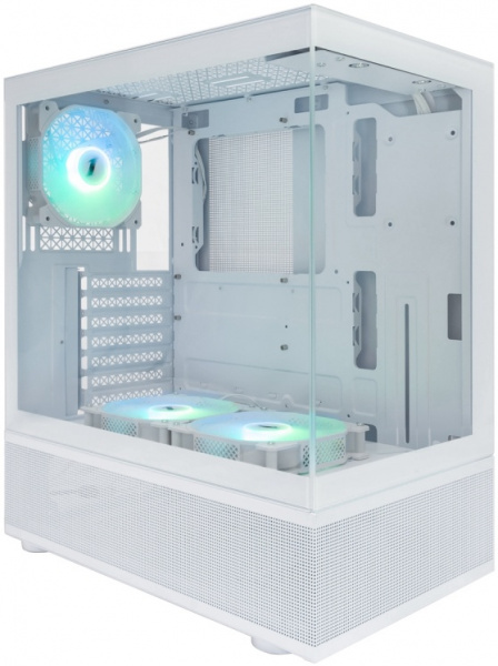 Корпус 1STPLAYER MIKU Mi7-A ARGB White / Mi7-A-WH-2FC7R-W-1FC7-W