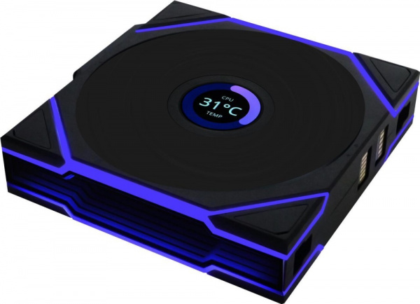 Вентилятор LIAN LI UNI FAN TL LCD WIRELESS 120-1 BLACK [G99.12TLLCD1W1B.R0]