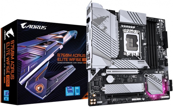Материнская плата LGA1700 Gigabyte B760M AORUS ELITE WIFI6E GEN5