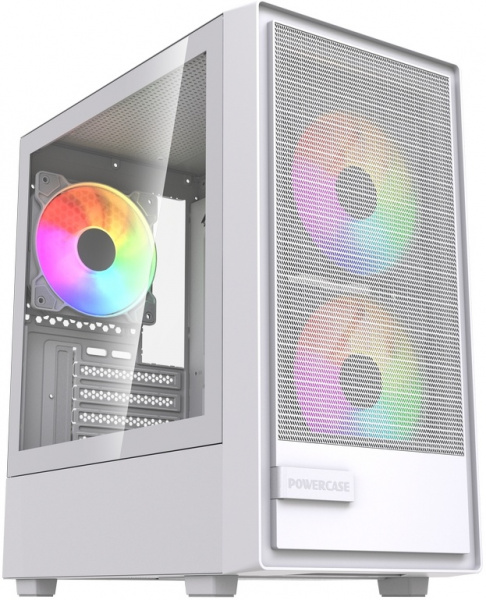 Корпус Powercase Mistral SM02 ARGB WH / CMMSM02W-A3