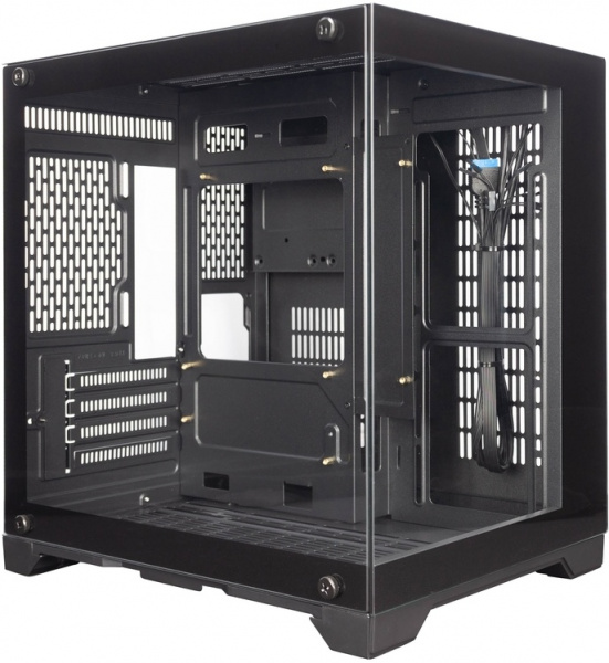 Корпус 1STPLAYER MEGAVIEW MV5-TP Black / mATX / MV5-TP-BK