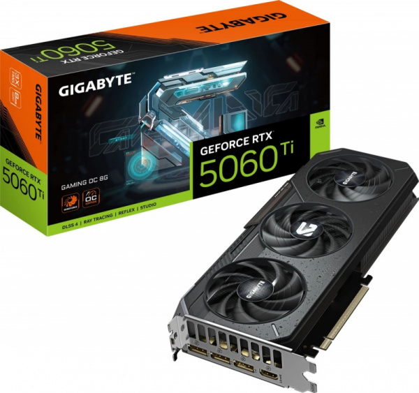 Видеокарта RTX5060Ti 8Gb Gigabyte GAMING OC GV-N506TGAMING OC-8GD