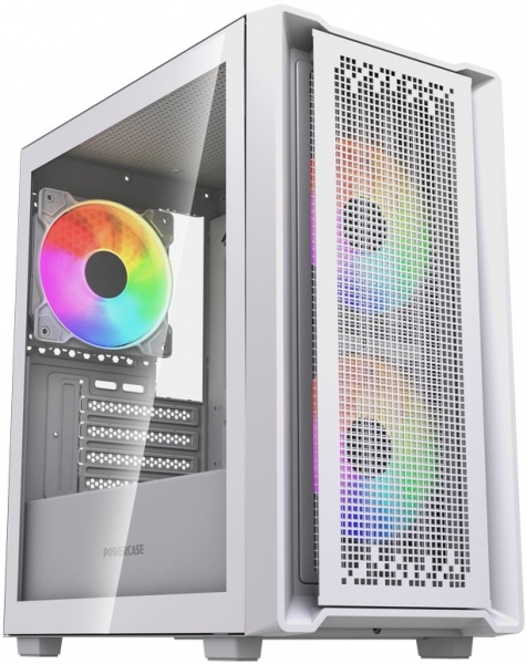 Корпус Powercase Mistral SM04 ARGB WH / CMMSM04W-A3