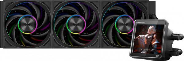 Комплект водяного охлаждения PcCooler DT360M Display ARGB Black