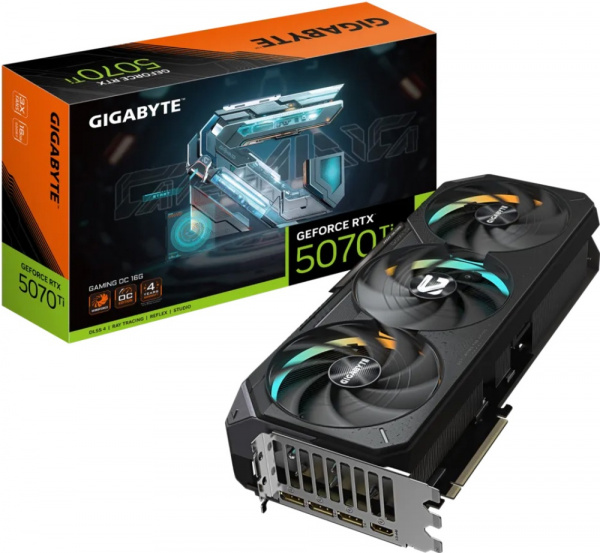 Видеокарта RTX5070Ti 16Gb Gigabyte GV-N507TGAMING OC-16GD