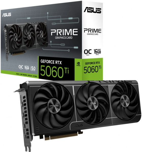 Видеокарта RTX5060Ti 16Gb ASUS PRIME-RTX5060TI-O16G