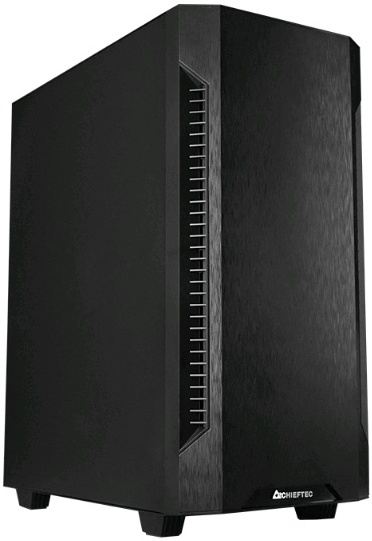 Корпус CHIEFTEC ELOX AS-01B-OP без БП, звукоизоляция, черный, ATX