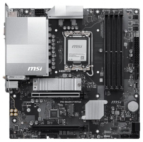 Материнская плата 1851 MSI PRO B860M-P WIFI6E