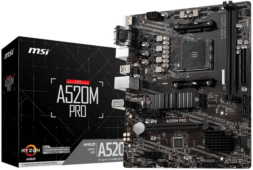 Материнская плата A520M PRO