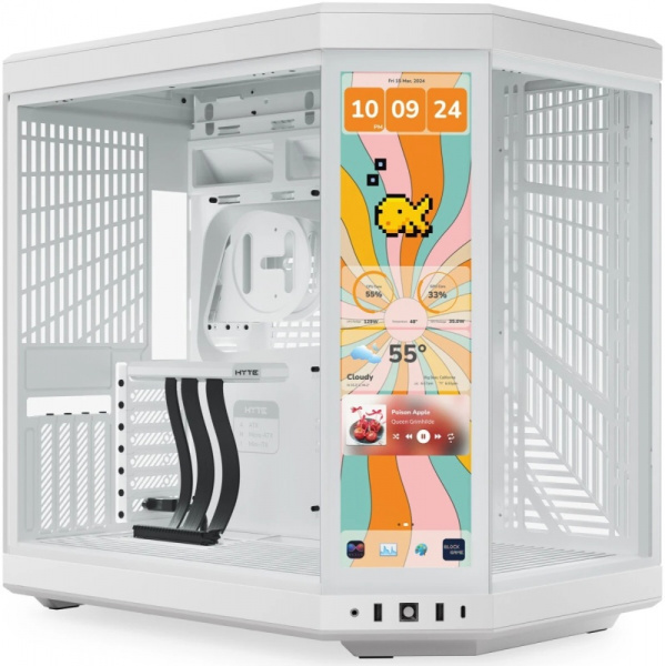 Корпус HYTE Y70 Touch Infinite LCD White Snow (CS-HYTE-Y70TTI-WW)