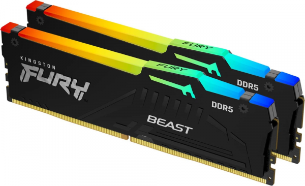 Модуль памяти DDR5 32GB (2x16Gb) 6400MHz Kingston KF564C32BBEAK2-32