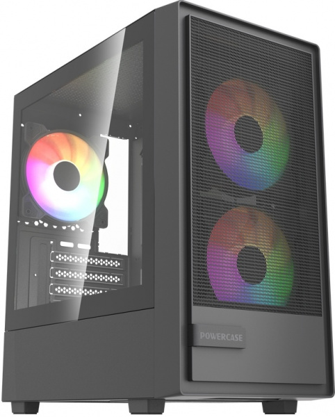 Корпус Powercase Mistral SM02 ARGB/ CMMSM02B-A3