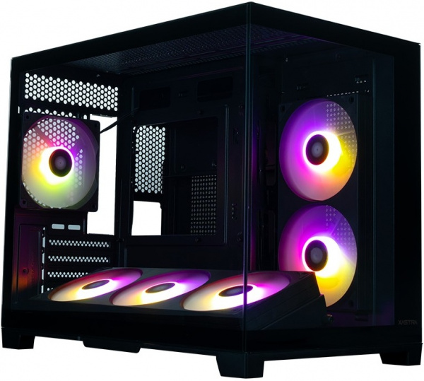 Корпус XASTRA QW500M 6ARGB-FC-C6-UC Black / QW500M-1FA36A-1FA24A-1FC12A-C6-UC