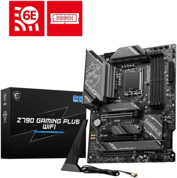Материнская плата LGA1700 MSI Z790 GAMING PLUS WIFI DDR5