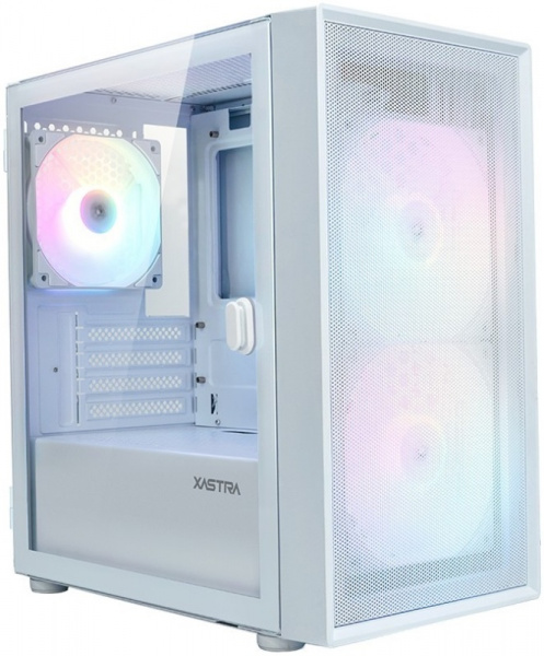 Корпус XASTRA A305M 3FRGB White BS