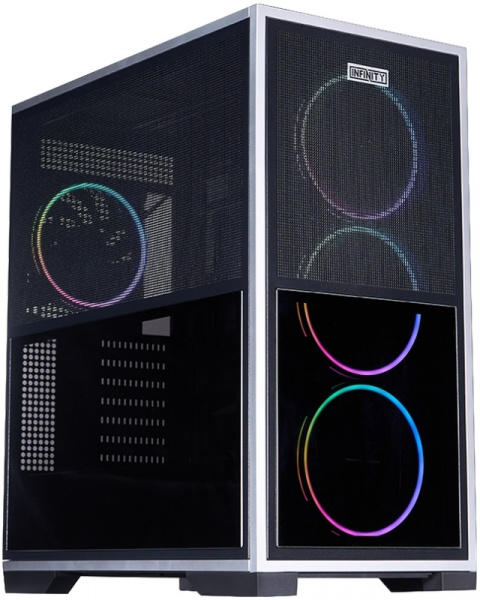 Корпус 1STPLAYER INFINITE IF8 ARGB Black IF8-BK-4FO7-14