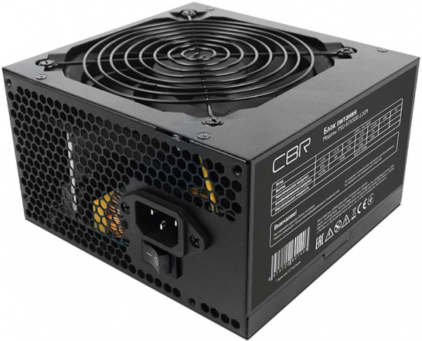 Блок питания 500W CBR ATX 80+ Bronze PSU-ATX500-12GM