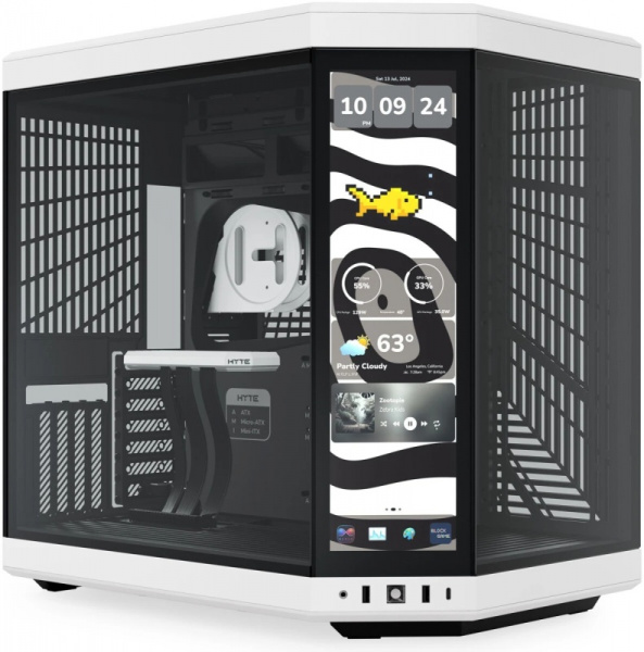Корпус HYTE Y70 Touch Infinite LCD White Panda (CS-HYTE-Y70TTI-WB)