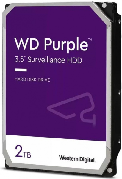 Жесткий диск HDD 3,5" SATA 2Tb WD PURPLE WD23PURZ