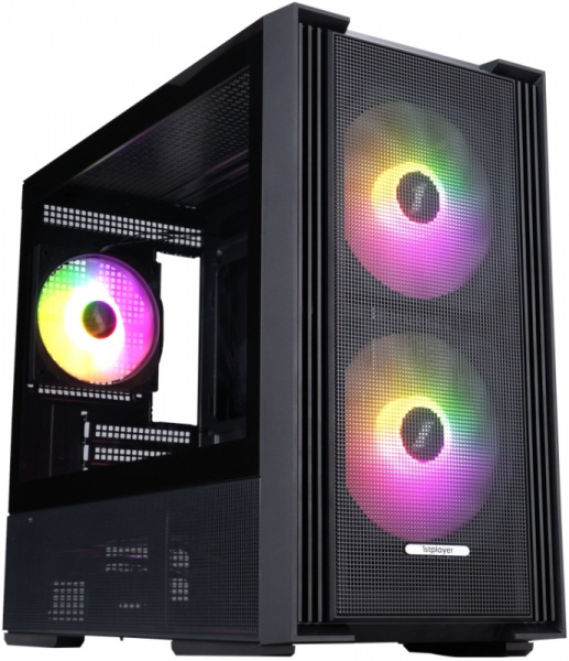 Корпус 1STPLAYER AU6 ARGB Black AU6-BK-2FA7-14-2FA7R-1FA7 BS