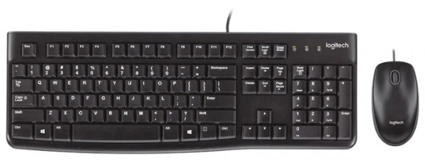 Клавиатура + мышь Logitech Desktop MK120