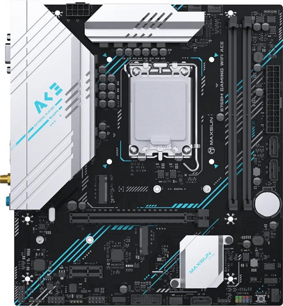 Материнская плата LGA1700 MAXSUN MS-B760M GAMING WIFI ACE DDR5