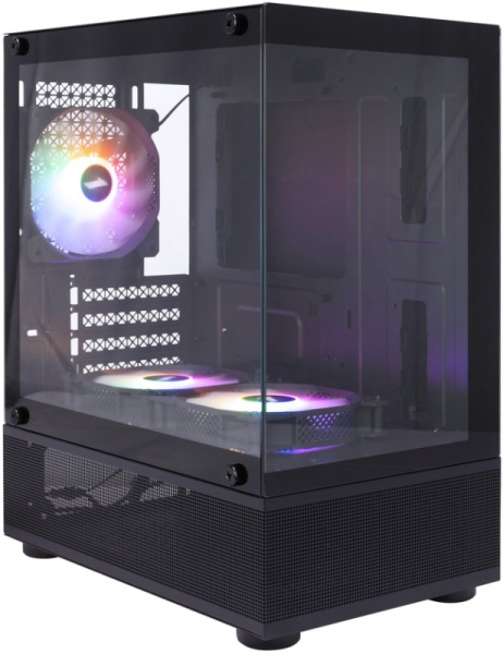 Корпус 1STPLAYER MIKU Mi2-A Black / Mi2-A-BK-2F1R-1F1 BS