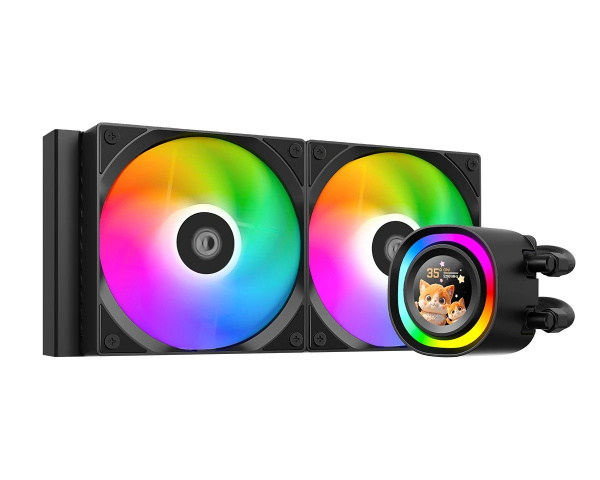 Водяное охлаждение ID-COOLING FX240 LCD Black