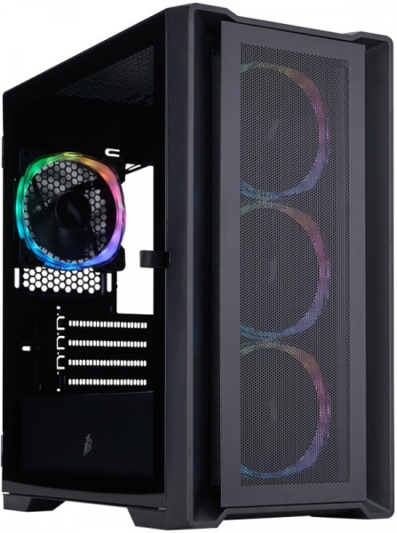 Корпус 1STPLAYER TRILOBITE T4 MESH ARGB Black T4-BK-4FS7