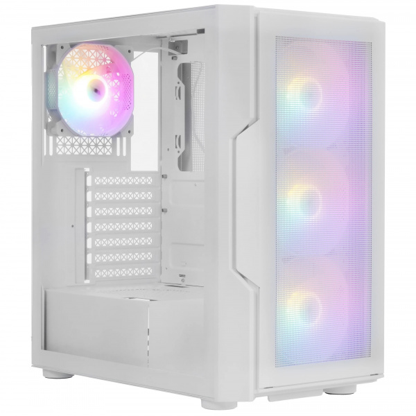 Корпус 1STPLAYER TRILOBITE T7-P White FRGB / T7-P-WH-4F1-W