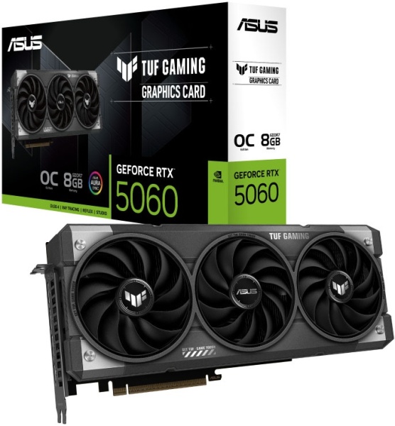 Видеокарта RTX5060 8Gb ASUS TUF-RTX5060-O8G-GAMING