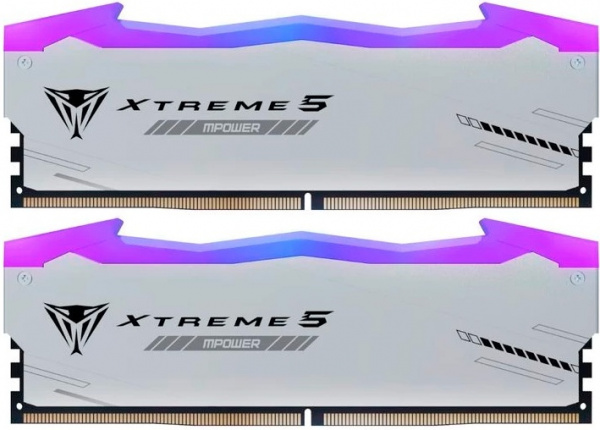 Модуль памяти DDR5 32GB (2x16Gb) 6400MHz PATRIOT XTREME 5 RGB MPOWER PVXR532G64C32KM