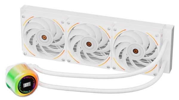 Комплект водяного охлаждения 1STPLAYER CC 360 White / 3x120mm, ARGB / CC-360-WH