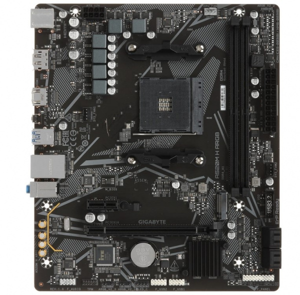 Материнская плата AM4 Gigabyte A520M H ARGB