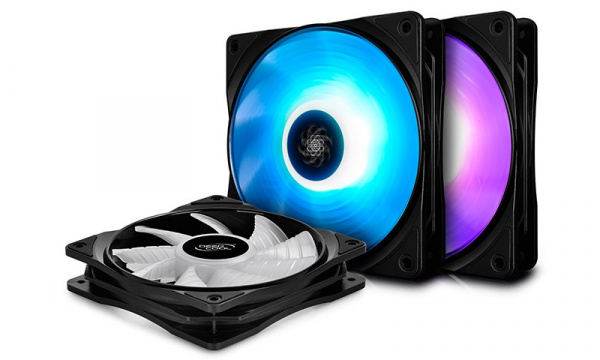 Комплект вентиляторов Deepcool RF120 3-in-1 RGB Black