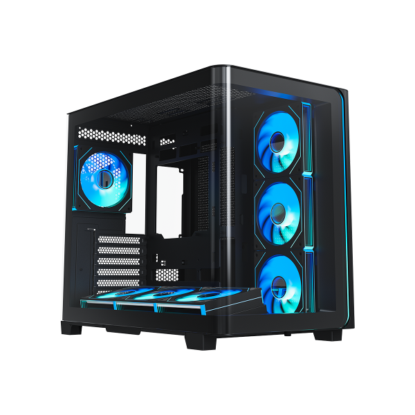 Корпус XASTRA QR600 7ARGB C10-UC Black / QR600-7FM12A-C10-UC-L
